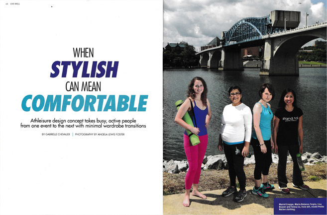 live well magazine athleisure fitness article